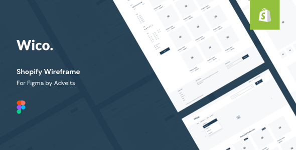 Wico – Shopify Wireframe for Figma