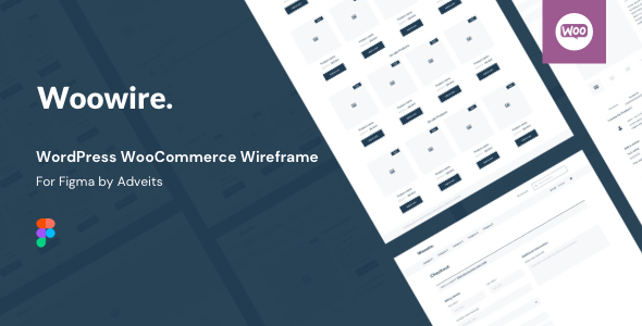 Woowire – WordPress WooCommerce Wireframe for Figma