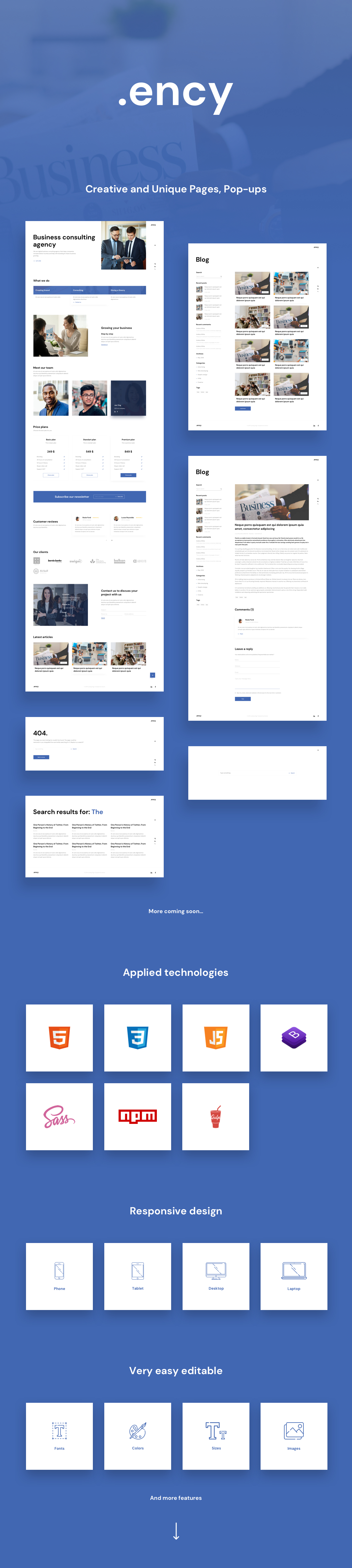 Ency HTML Presentation