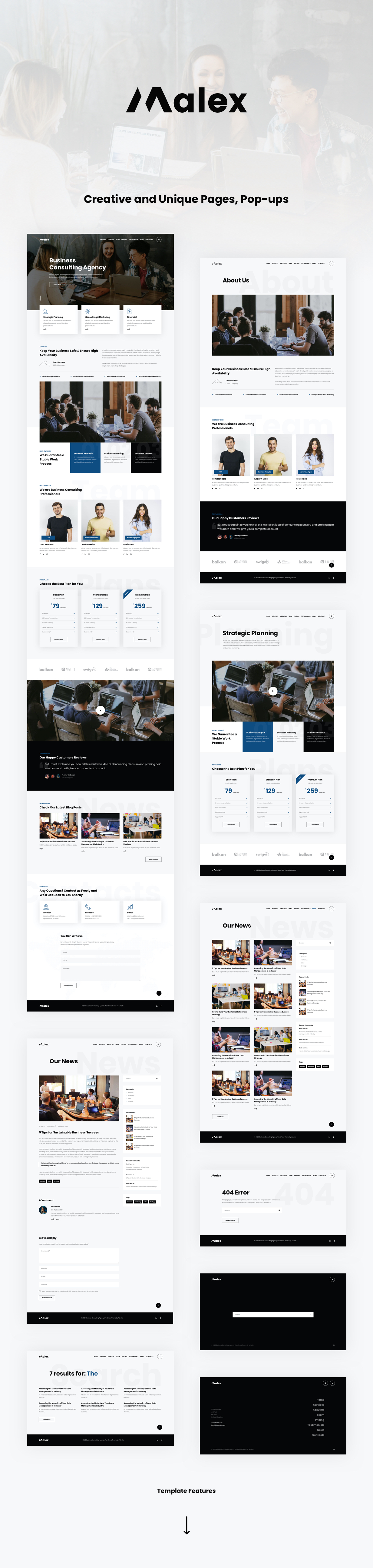 Malex Adobe XD Presentation
