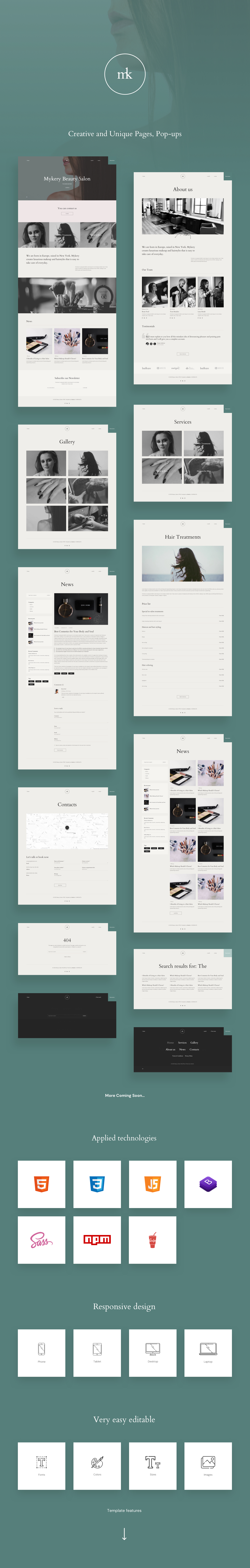 Mykery HTML Presentation